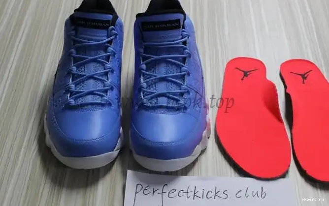 Authentic Low Jordan 9 Pantone Air 0502
